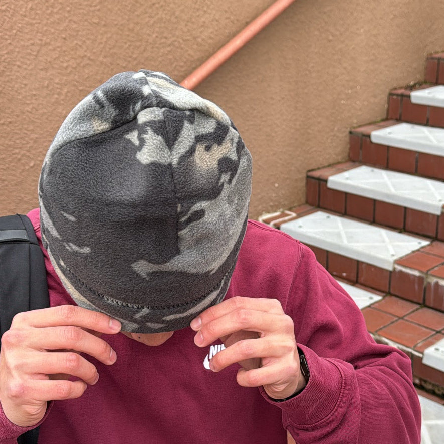 IGNRNT Studio Night Camo Beanie - Black/Grey
