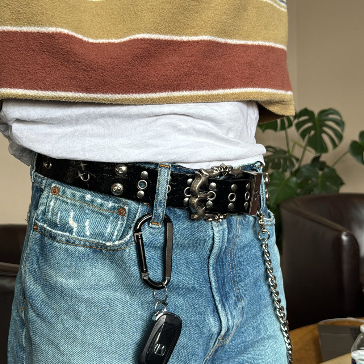 IGNRNT Studios- Heavy Duty Gothic Studded Belt