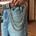 IGNRNT Studios Triple Layer Stainless Steel Belt Chain