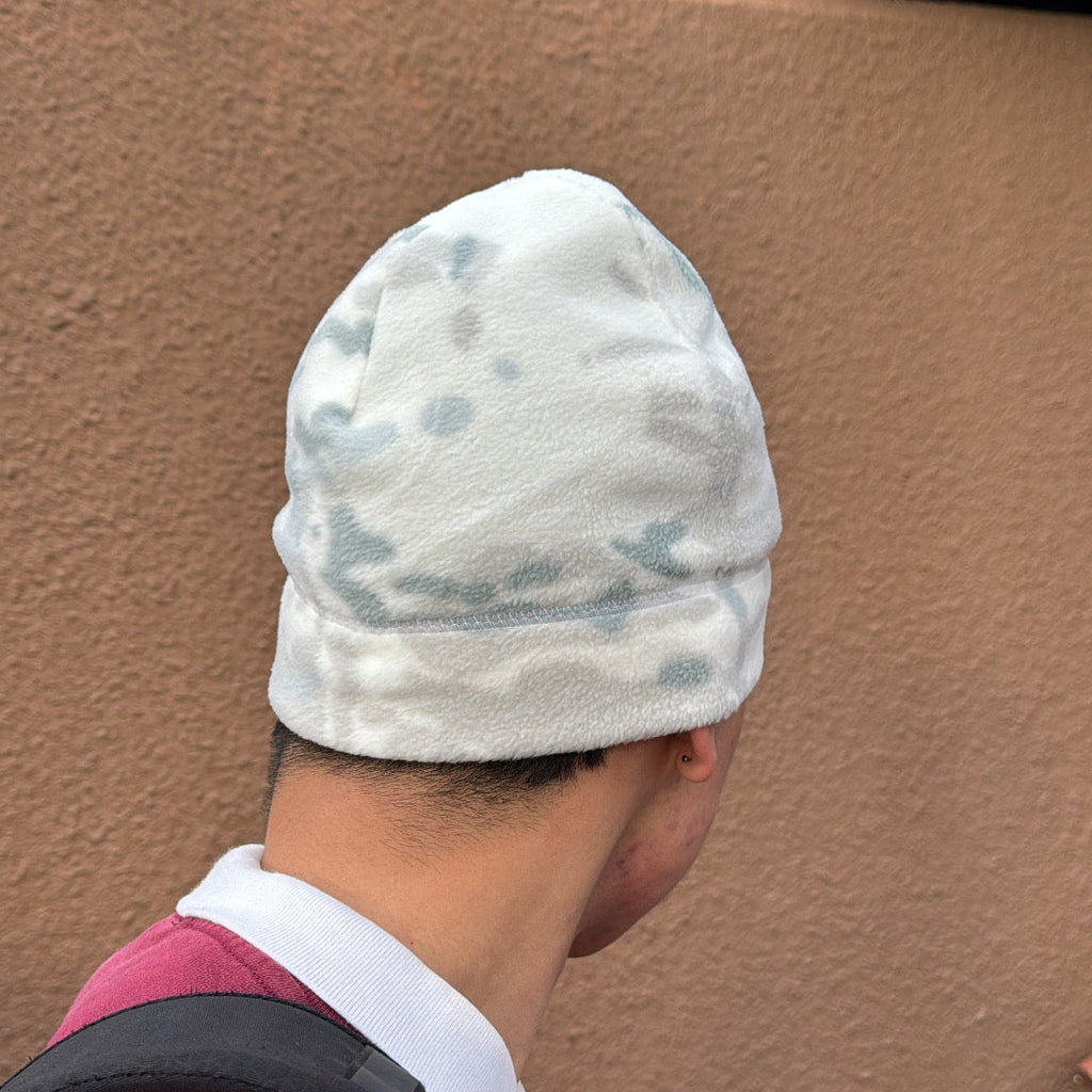 IGNRNT Studios Snow Camo Beanie - White