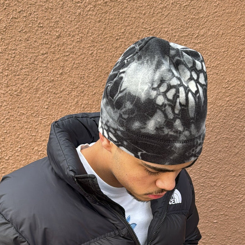 IGNRNT Studio Night Digital Camo Beanie - Black/Grey