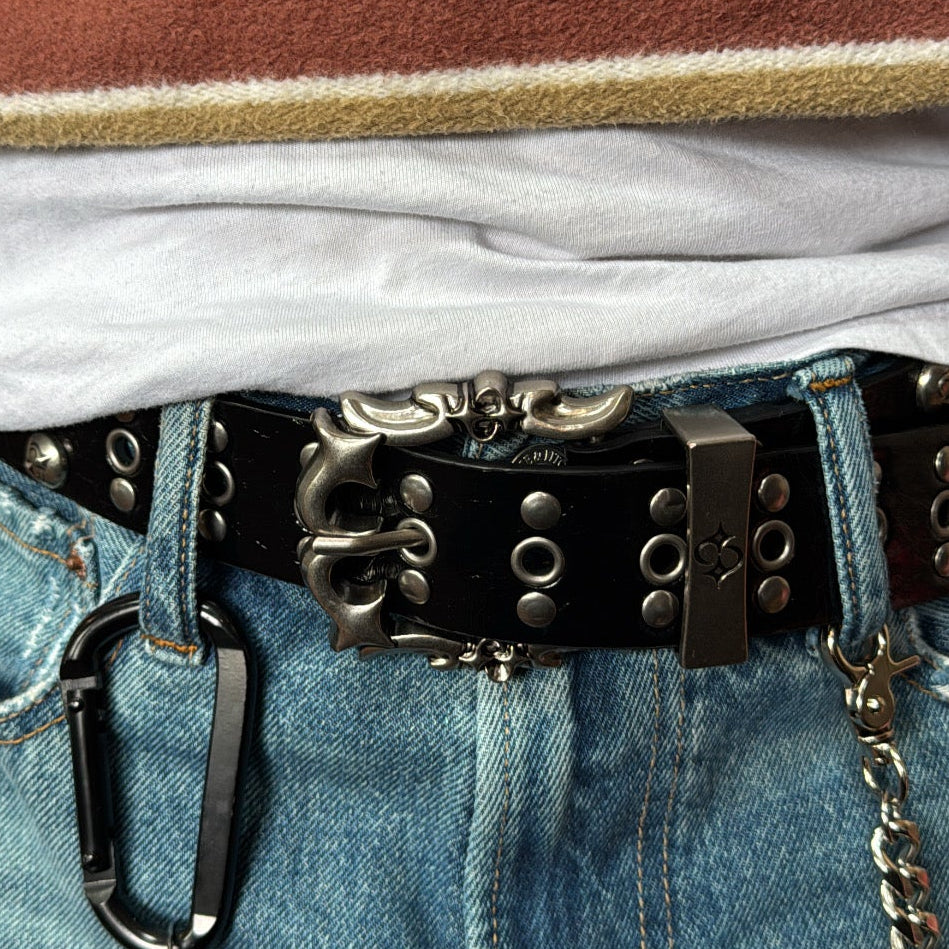 IGNRNT Studios- Heavy Duty Gothic Studded Belt