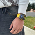 IGNRNT Studios Yellow Skeleton Watch - Black/Yellow