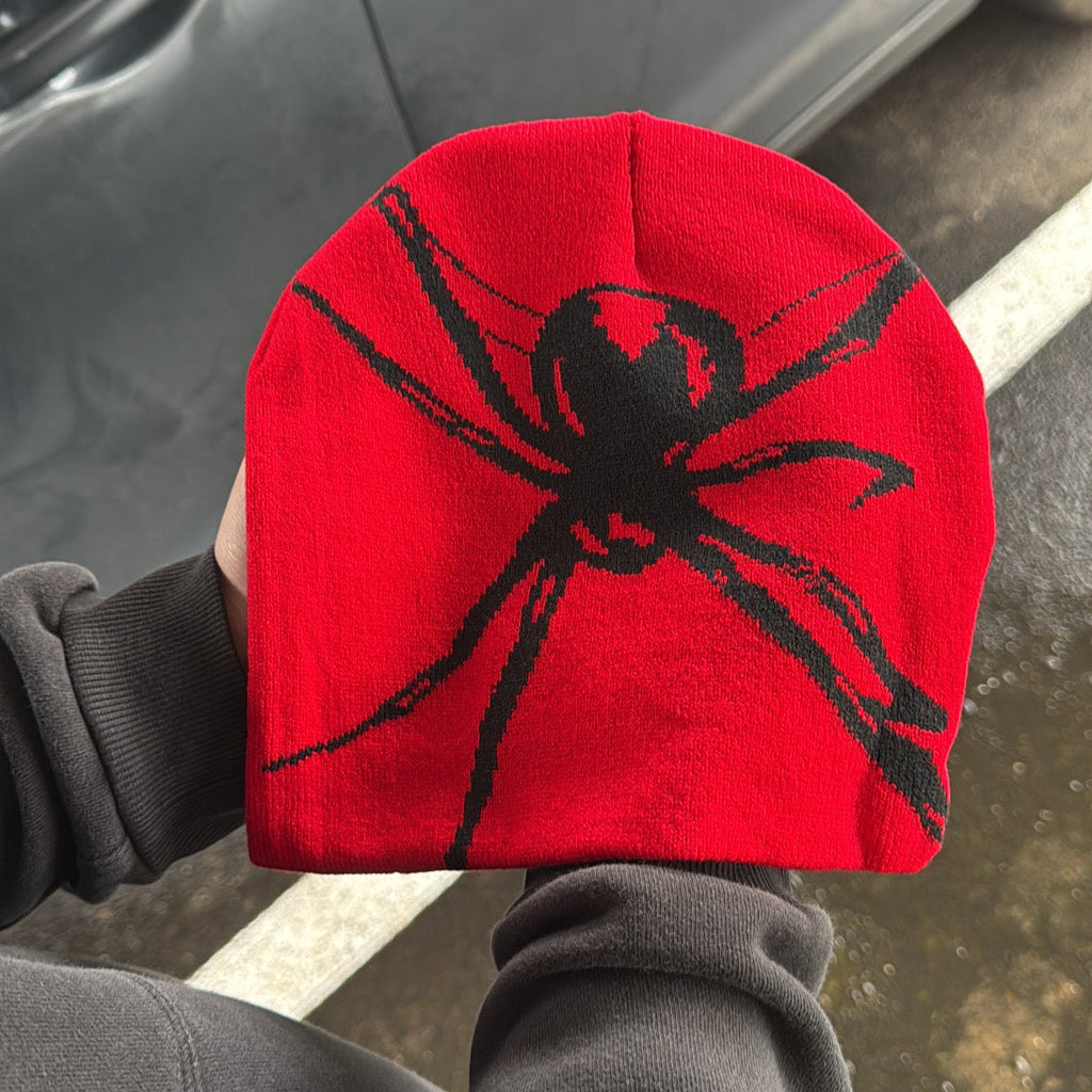 IGNRNT Studios Red Spider Knit Beanie