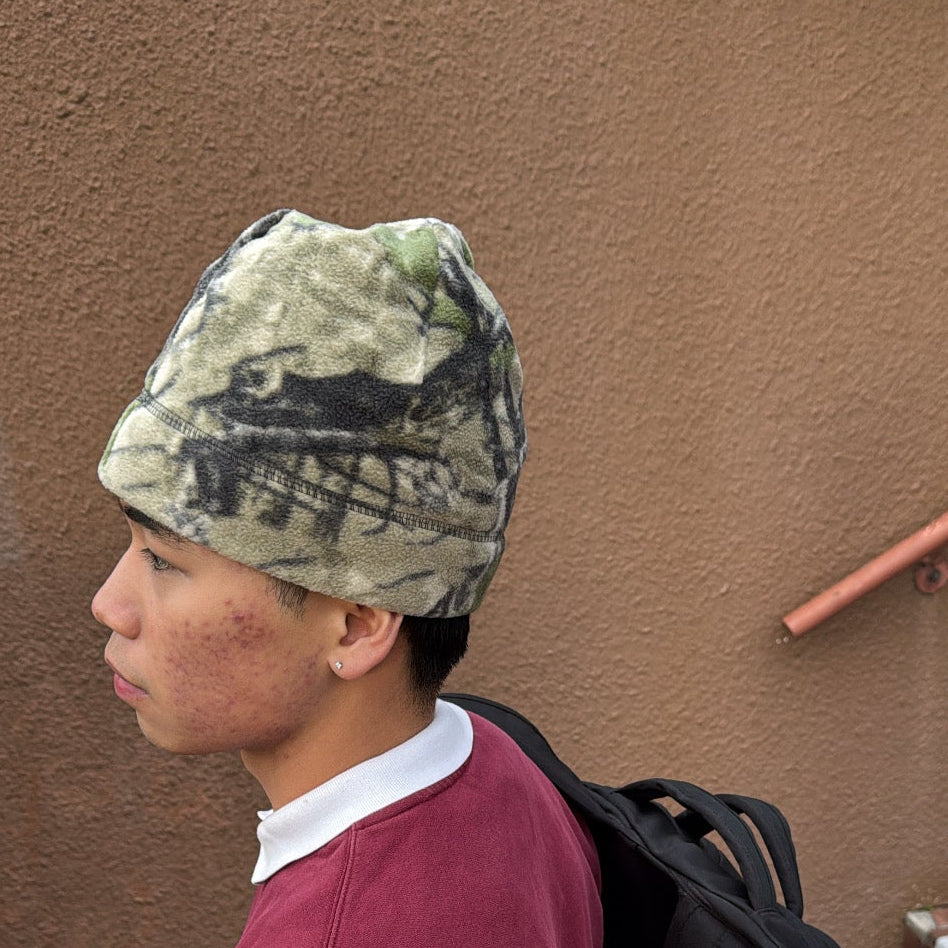 IGNRNT Studios Forest Green Camo Beanie- Green
