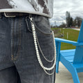 IGNRNT Studios Triple Layer Pearl & Chain Belt Chain