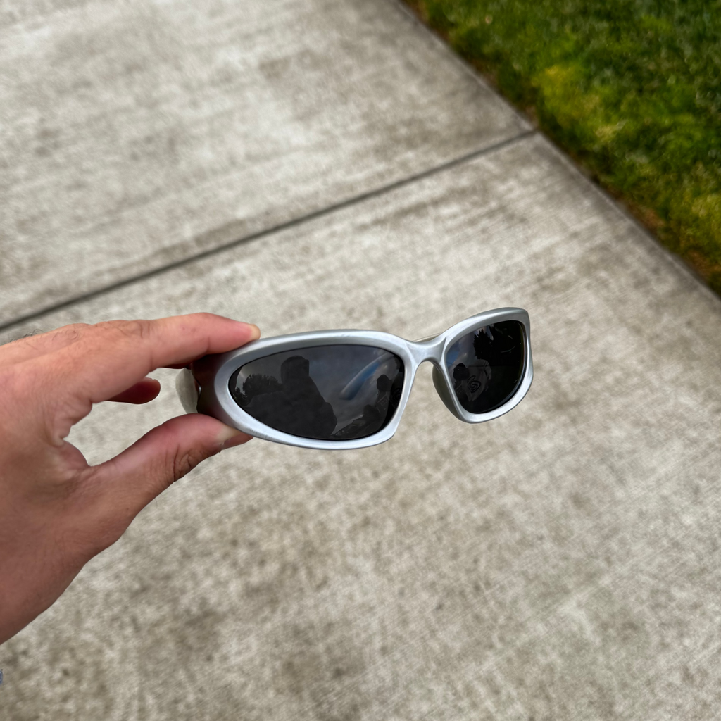IGNRNT Studios Silver Futuristic Glasses